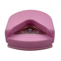 Black blue pink business card corner cutter with plastic metal construction