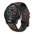Ticwatch Pro X 47mm smartwatch with round display showing fitness metrics and call interface