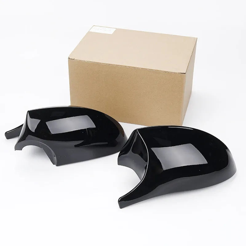 BMW 3 Series E90 rearview mirror shell replacement housing in black ABS plastic