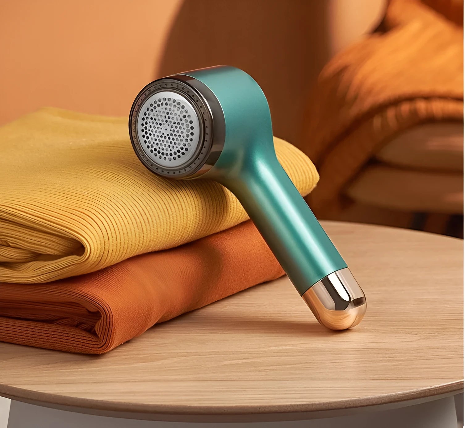 USB rechargeable hair ball trimmer for pets with stainless steel cutting net