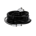 Cat5 Cat6 Ethernet extension cable with male and female RJ45 connectors on a white background