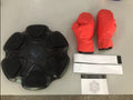 Smart music boxing machine wall target with electronic reaction training system and focus gloves